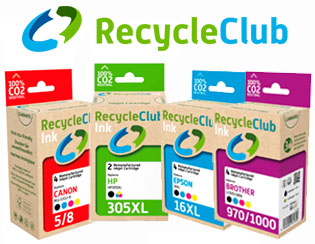 Print groener met RecycleClub cartridges!