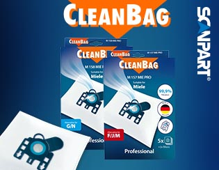 A alternativa ao seu aspirador Miele: CleanBag Professional!