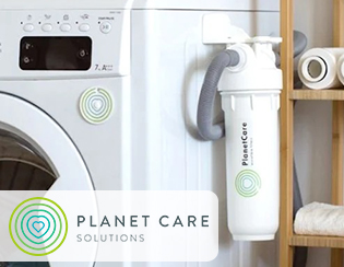 Microvezel filter: vermindert de uitstoot van microplastic door wasmachines